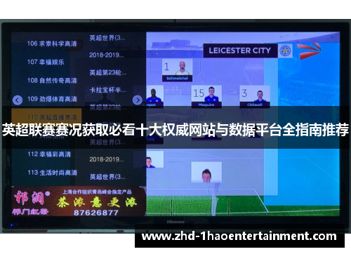英超联赛赛况获取必看十大权威网站与数据平台全指南推荐